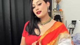 Anna's cute sari: A video that will make you want to watch