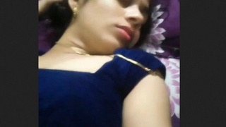 Bhabhi's sleeping beauty fantasy comes true in this steamy video