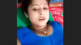 Bhabhi's tight pussy gets fucked hard in this video