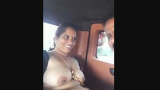 Indian wife gives her husband a titjob with sloppy technique